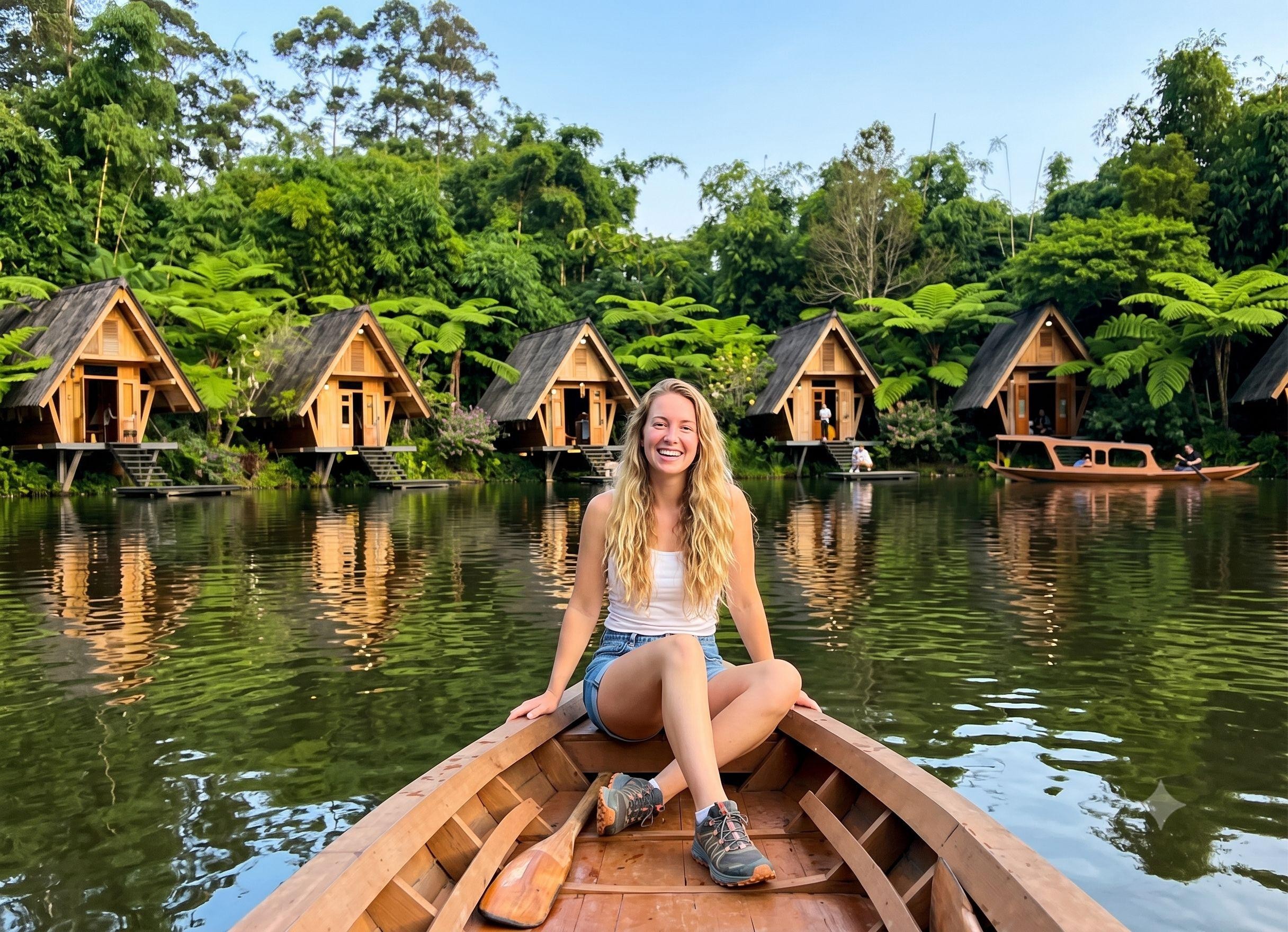 From Jakarta: Bandung Curug Cimahi Waterfall Dusun Bambu and Tea Plantation Tour - Whoosh Train