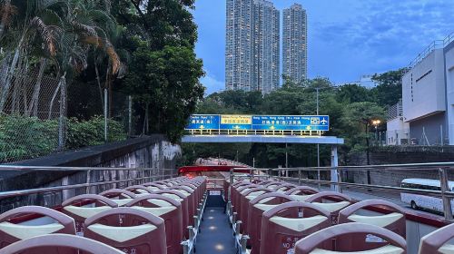 Hong Kong Tsim Sha Tsui Open-Top Double-Decker Night Bus Tour - Ends at Temple Street Night Market