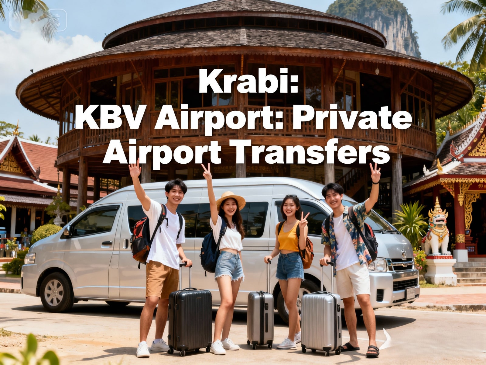 끄라비 공항(KBV) 프라이빗 픽업·샌딩 - 끄라비 타운·아오낭 숙소