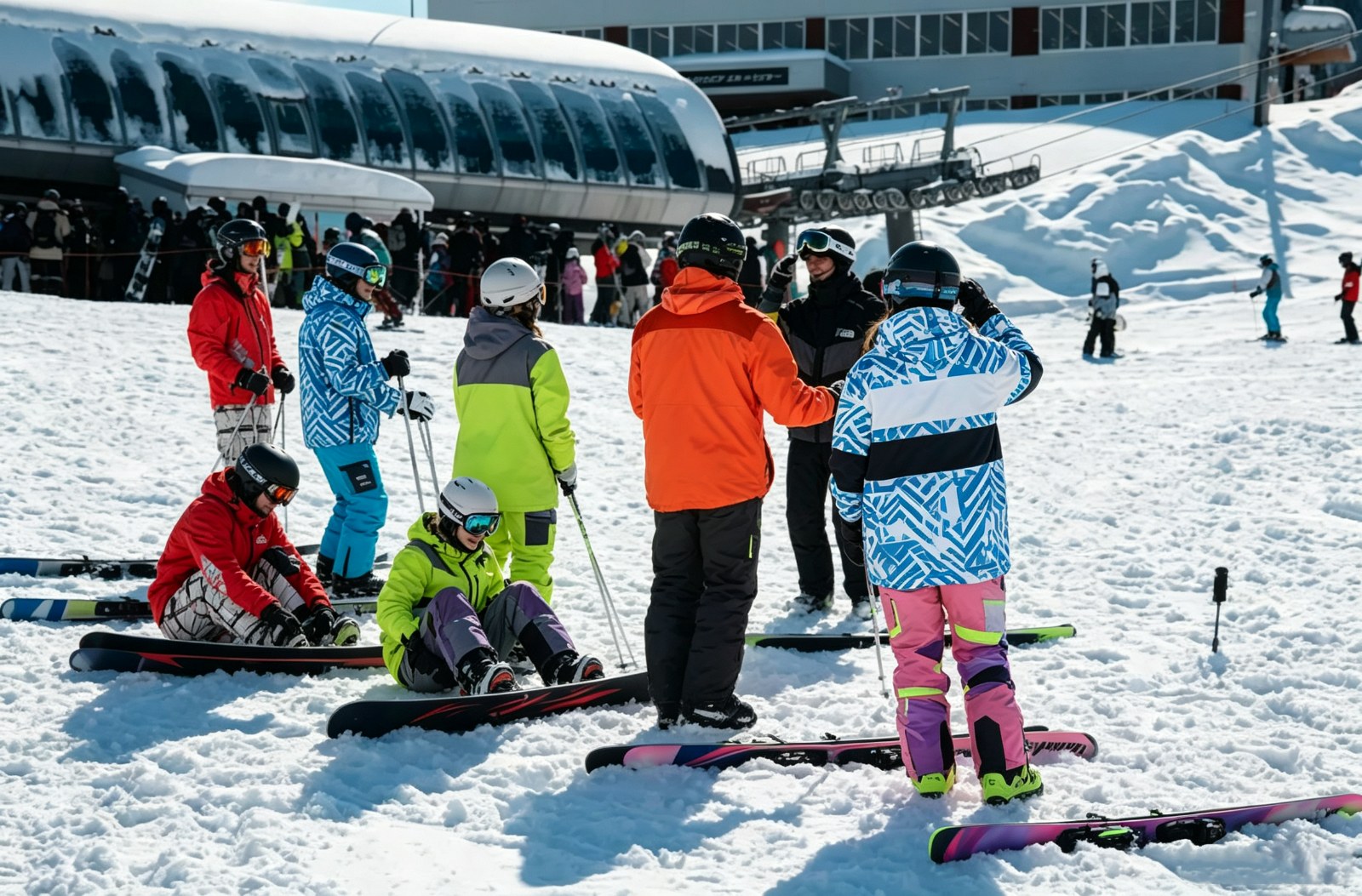 札幌発：朝里川温泉スキー場 日帰りツアー - レッスン・用具・リフト券付き