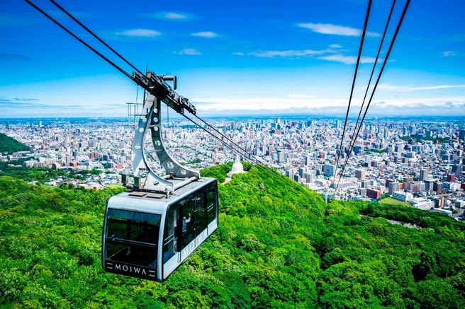 Sapporo Mount Moiwa Ropeway & Mini Cable Car Round-Trip Ticket