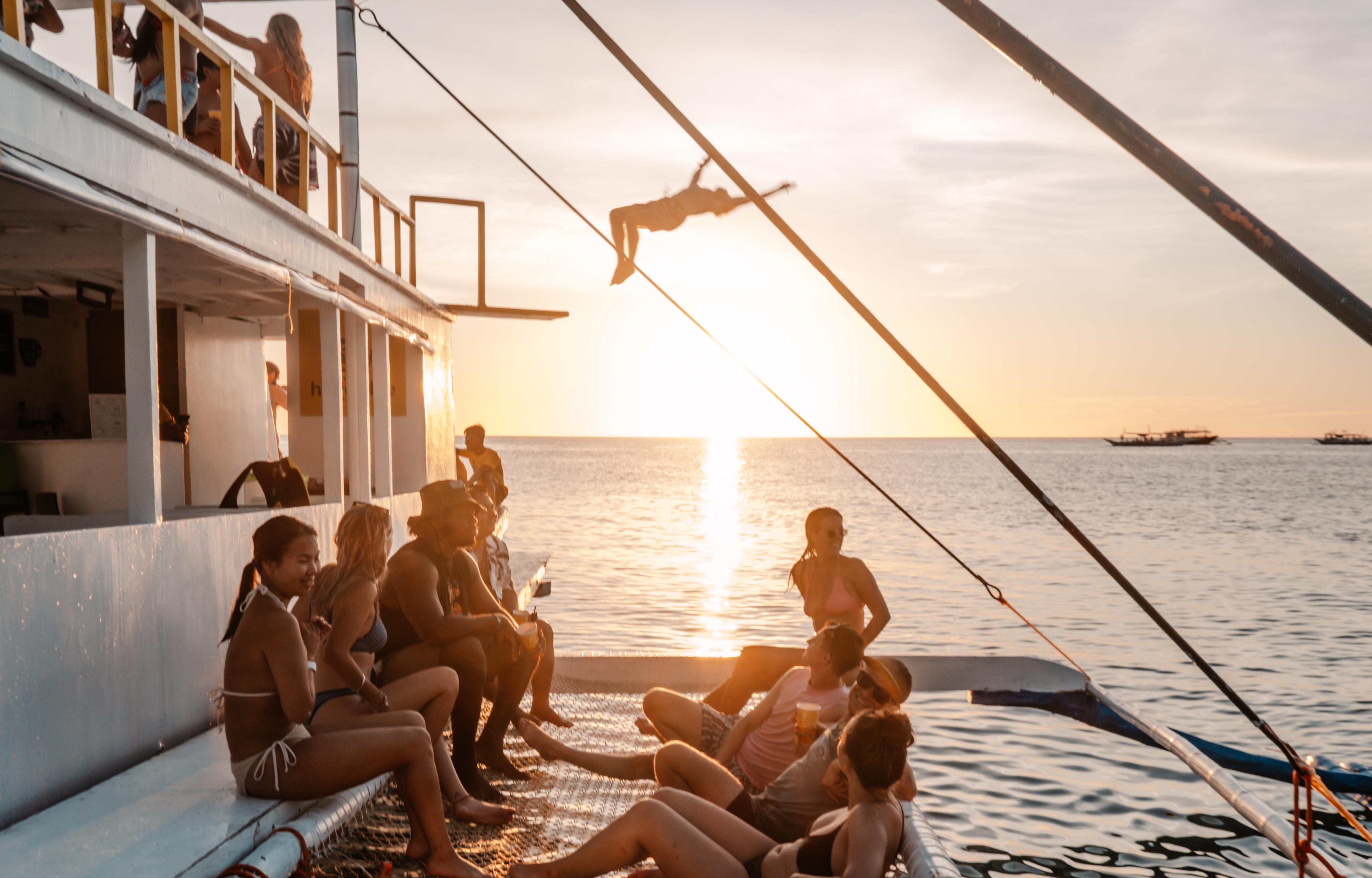Boracay Sunset Boat Party Cruise with Unlimited Bar