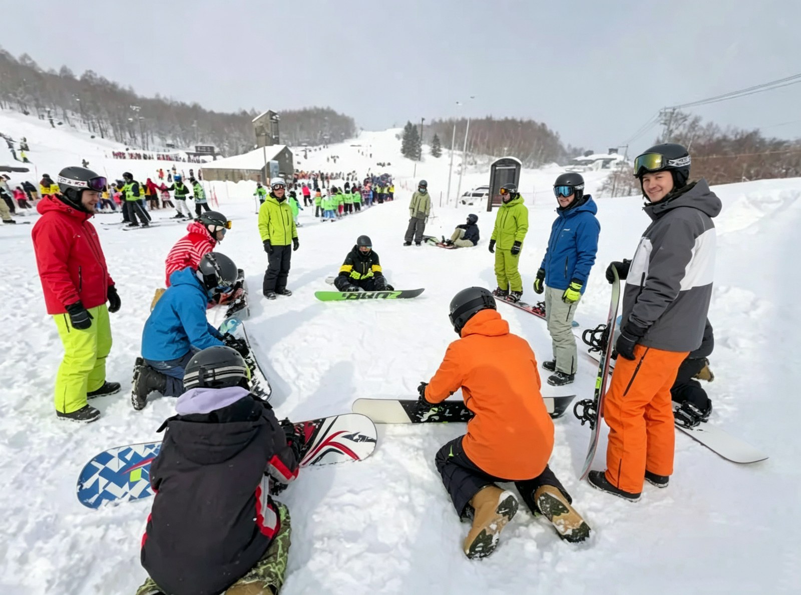 札幌発：朝里川温泉スキー場 日帰りツアー - レッスン・用具・リフト券付き