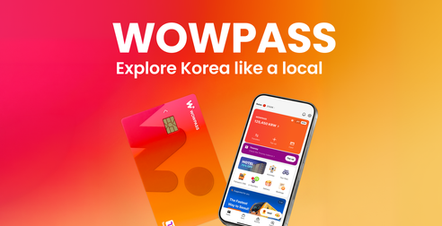 ソウル WOWPASS T-money一体型プリペイドカード引換券
