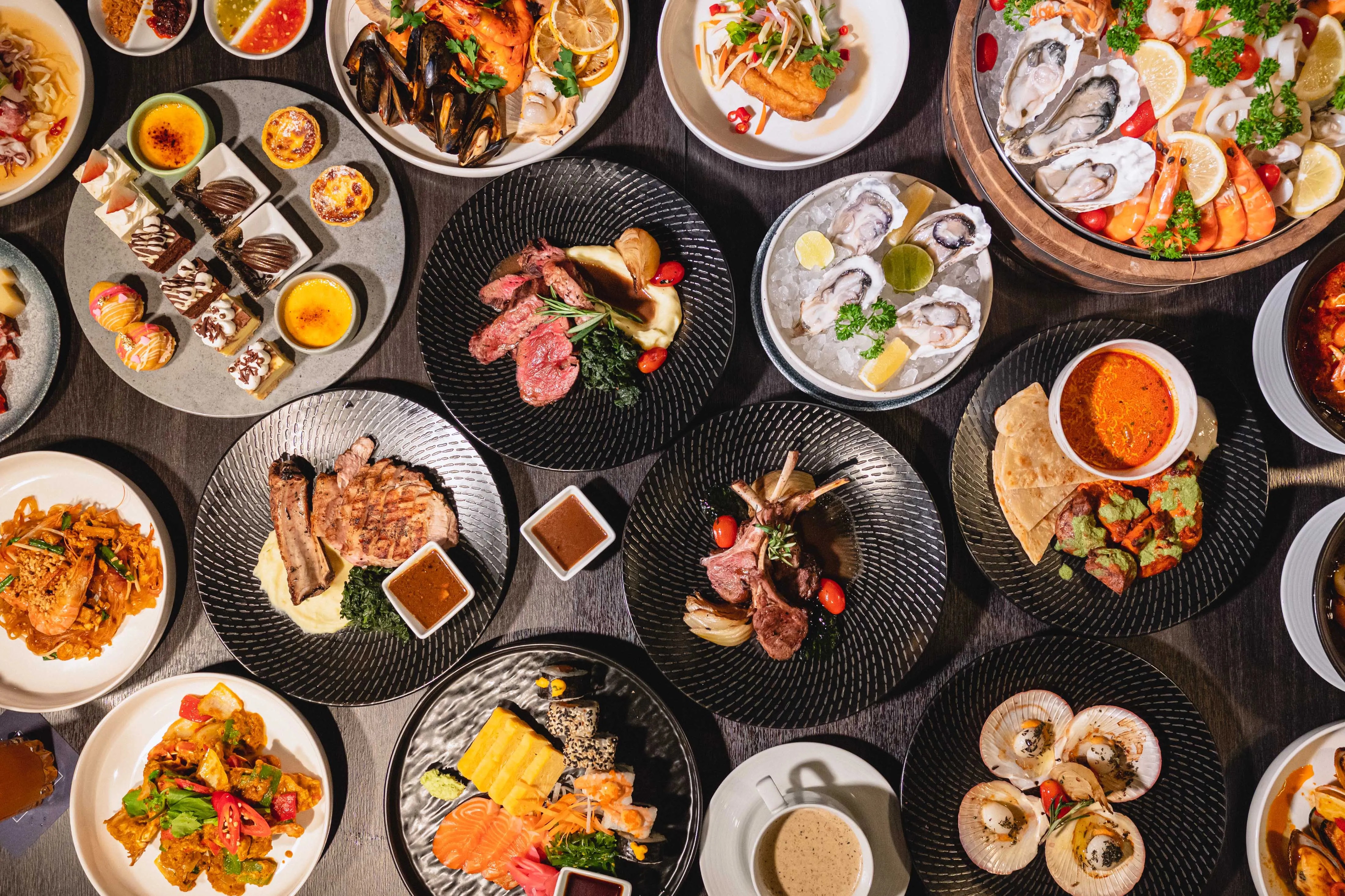 방콕 킴튼 마라이 스톡.룸 뷔페 - 씨+랜드 디너·런치 뷔페