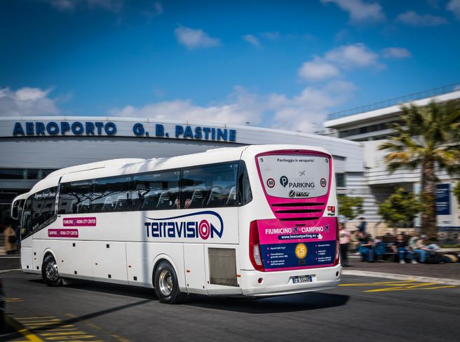 Rome Ciampino Airport Termini Station Terravision Airport Bus One-Way Ticket