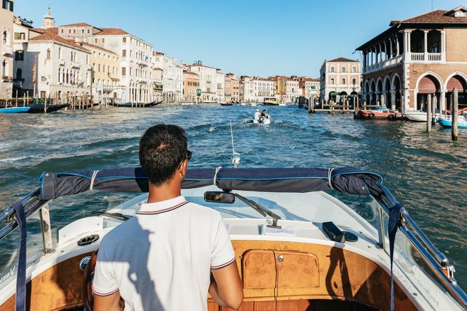 Venice City Center to Marco Polo Airport Shared Water Taxi