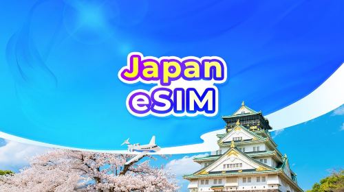 Japan 5G eSIM - 1 to 30 Days, Daily or Total Data Plans, ChatGPT Available (QR Code)