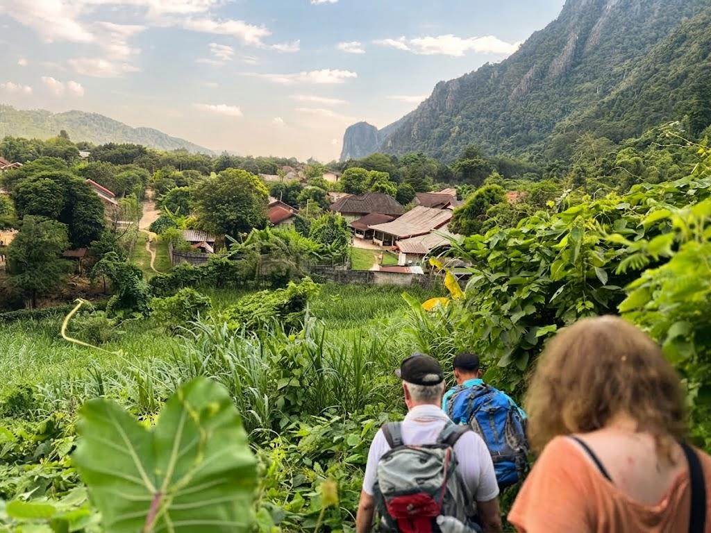 From Vang Vieng: Hmong Village Trekking Day Tour with Picnic Lunch