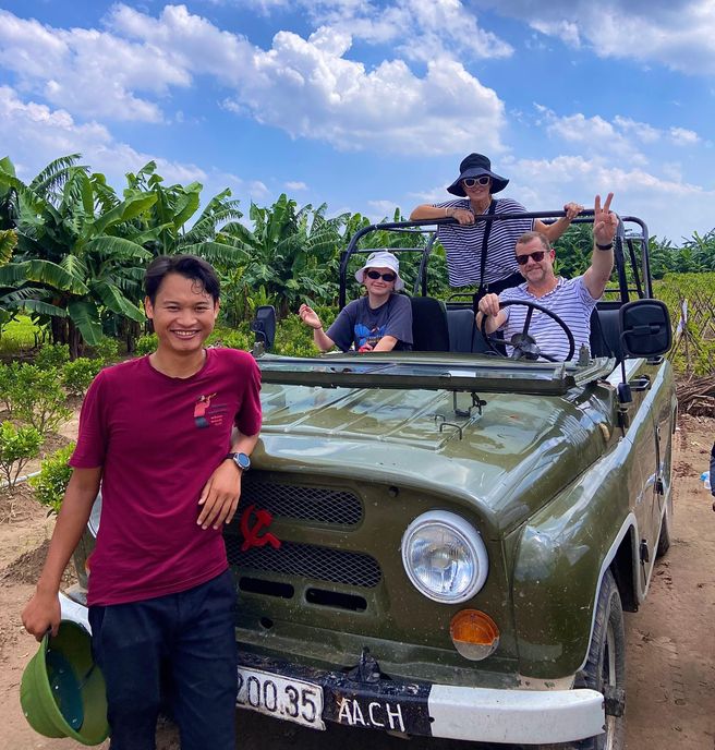 Hanoi Military Jeep City Tour - Train Street & Banana Island