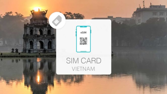 ベトナム ビナフォン 4G LTE データ無制限 eSIM