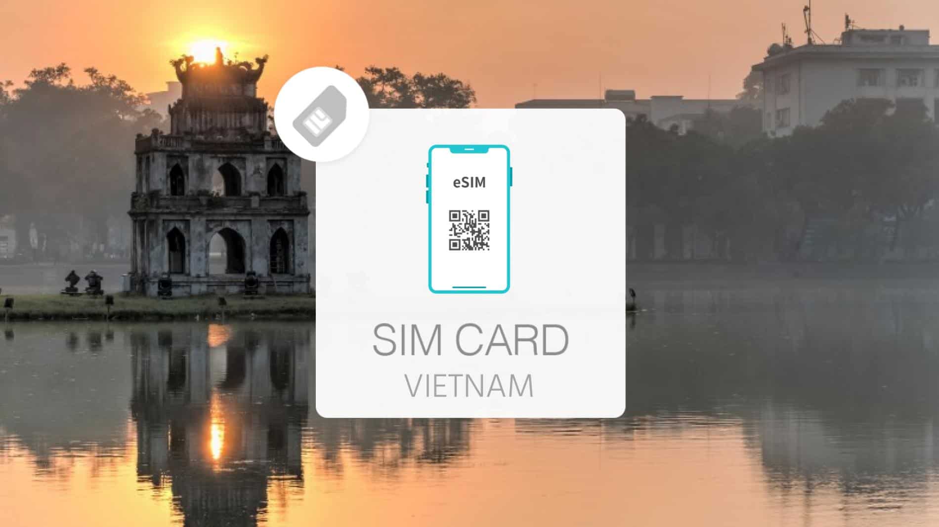 ベトナム ビナフォン 4G LTE データ無制限 eSIM