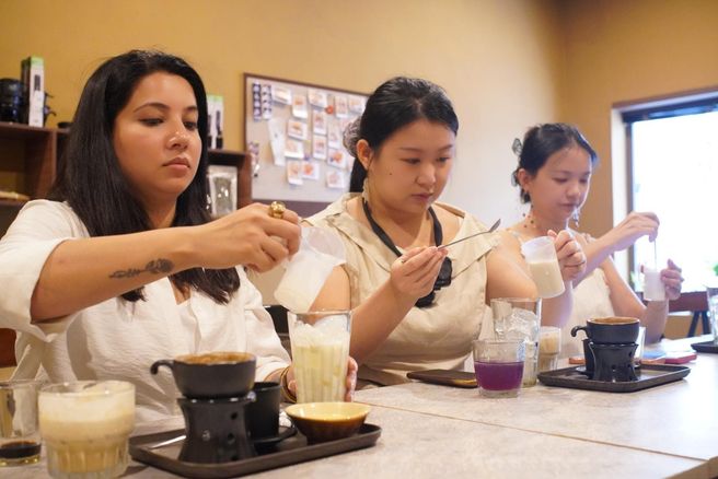 ダナン ミーケービーチ クラシックコーヒー ベトナムコーヒー作り教室