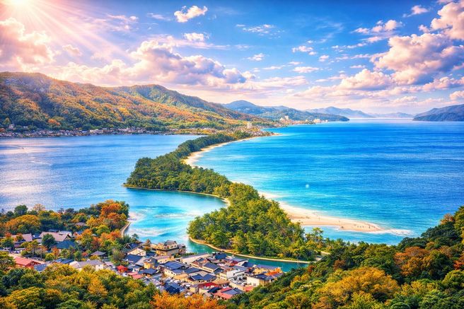 From Kyoto/Osaka: Amanohashidate, Ine Funaya & Miyama Day Tour