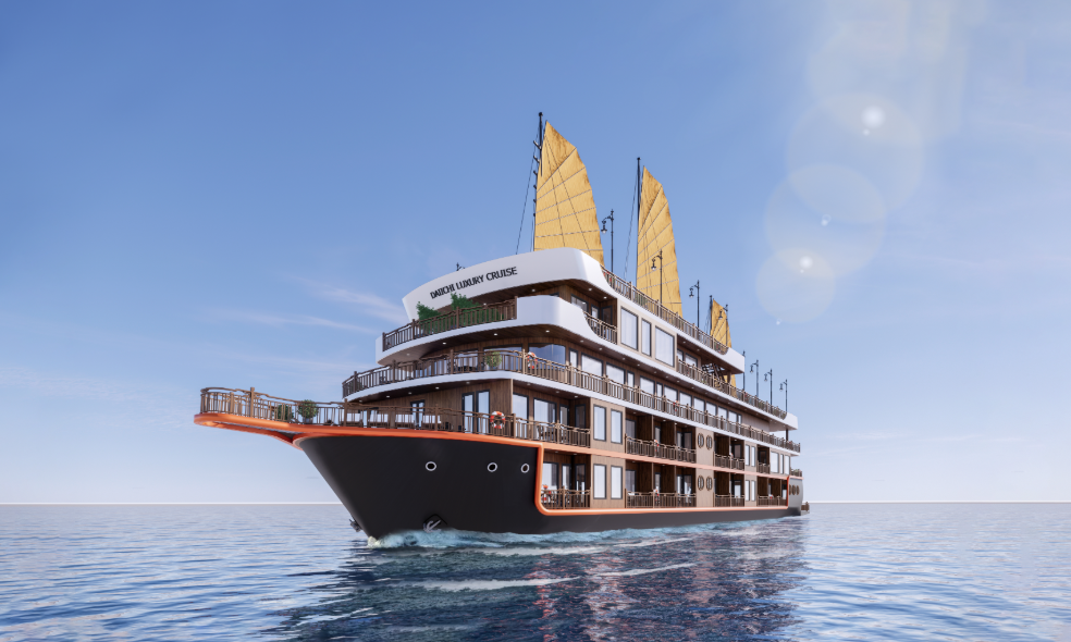 ハロン湾・ランハ湾 ダイイチ・ラグジュアリークルーズ 宿泊ツアー - 専用バルコニー客室