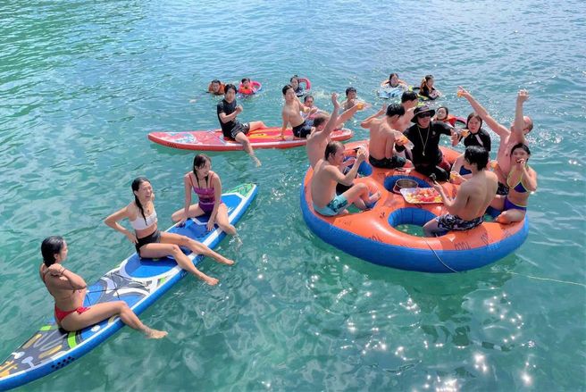 Nha Trang Dong Tam Island Snorkeling & Caribe Floating Bar Tour - Bai Tranh Beach & BBQ Lunch