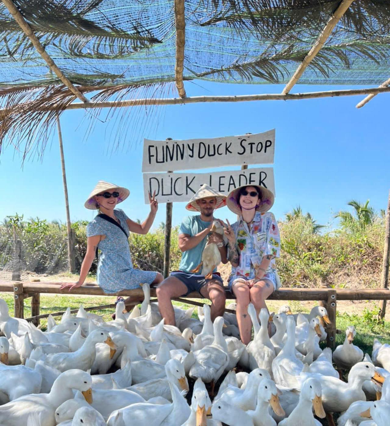 Hoi An Duck Farm & Buffalo Ride Countryside Bike Tour with Coffee Making Class