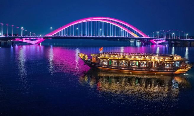 Hue Perfume River Heritage Boat Royal Cuisine Cruise with Ca Hue Folk Music