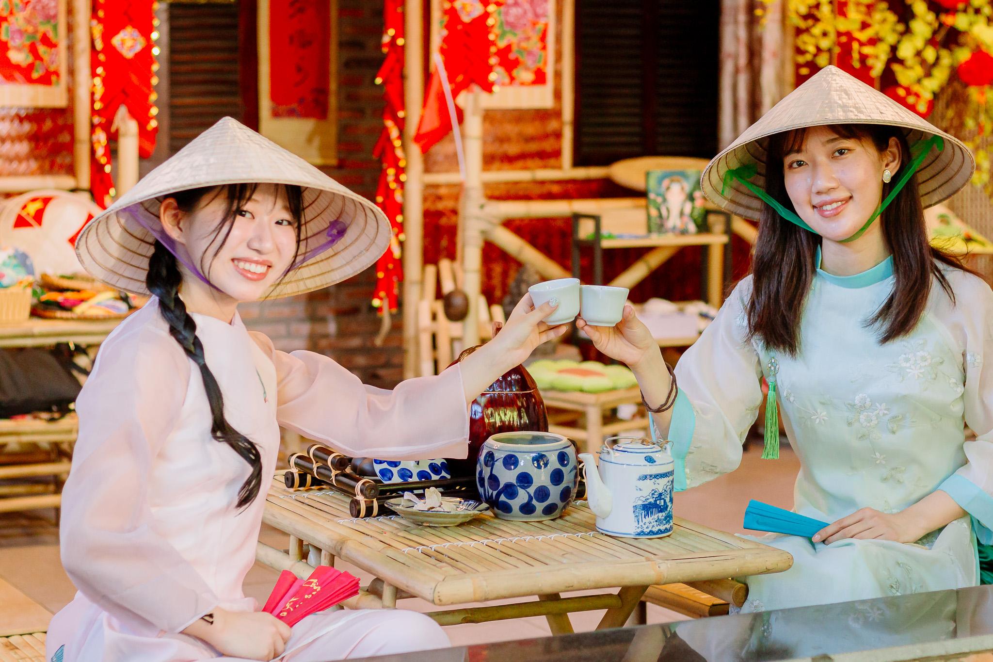 Nha Trang Ao Dai Private Photoshoot - Yasaka Garden & Yersin Street with 25 Edited Photos