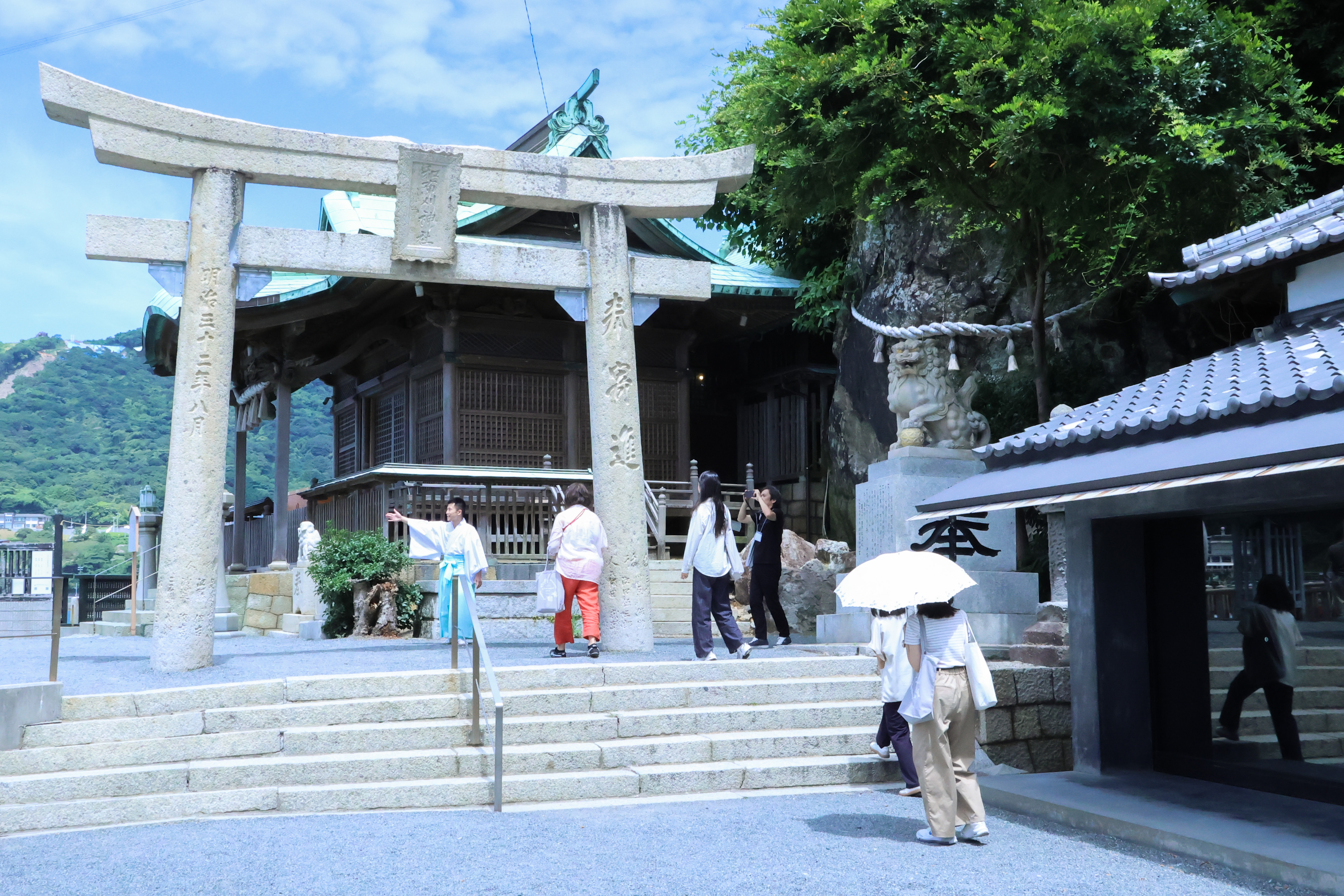 北九州 めかり神社 ふぐお守り絵付け体験