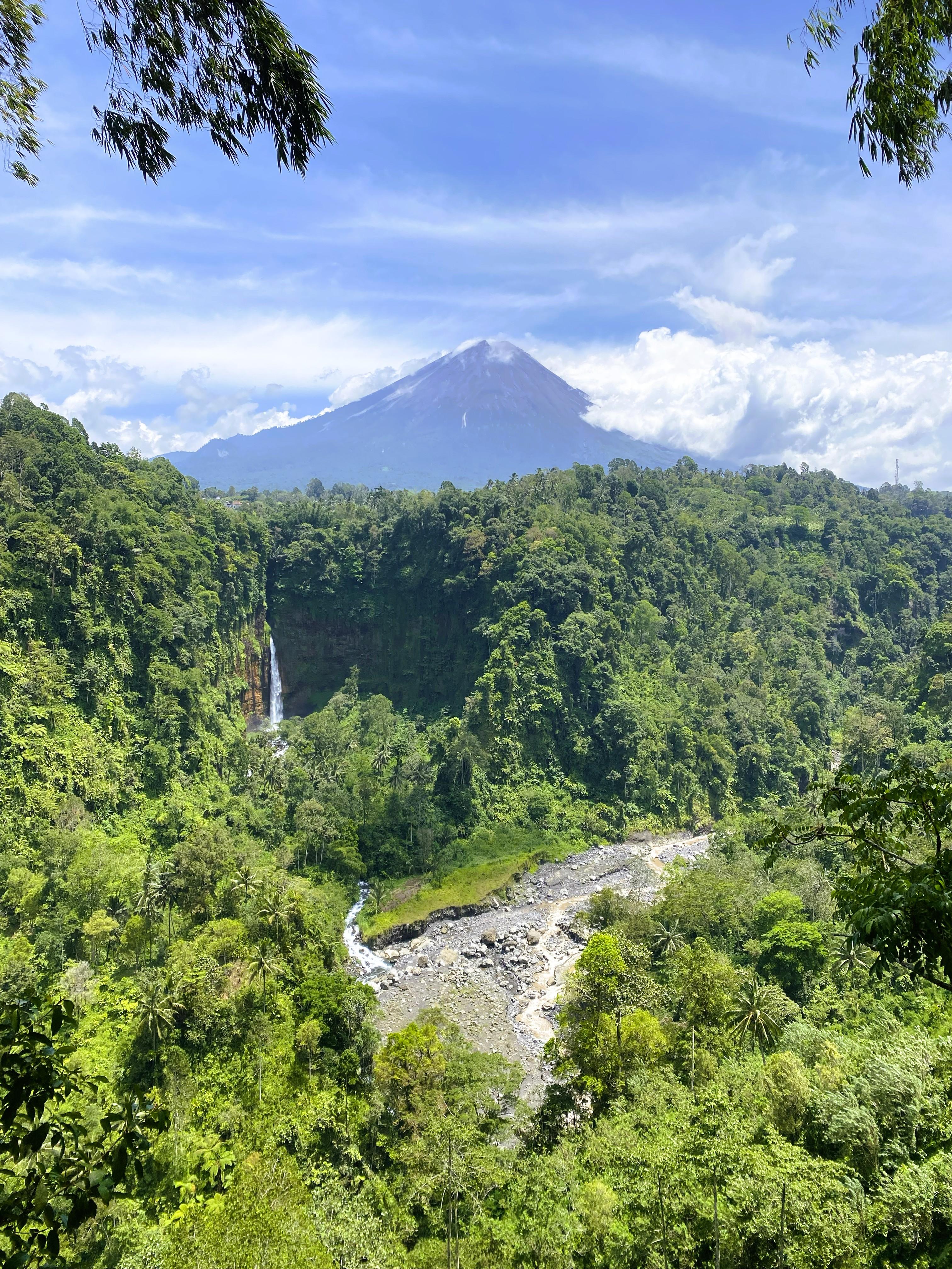 From Malang: Tumpak Sewu & Kapas Biru Waterfall Trekking Tour