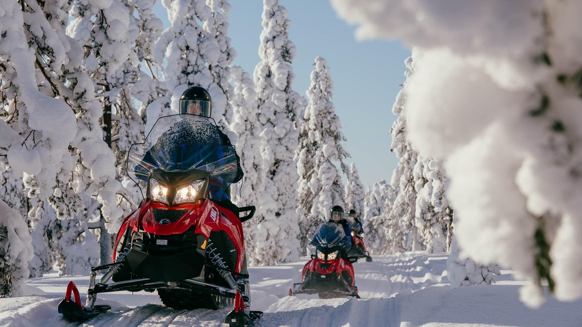 Levi Frozen Lakes & Marshlands Snowmobile Safari