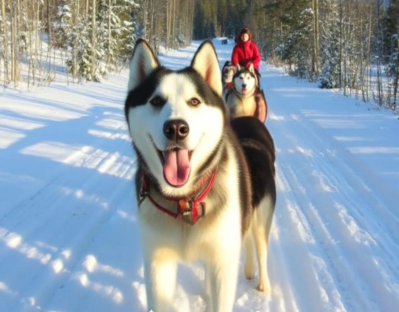 Levi 5 km Self-Drive Husky Sledding & Meet the Puppies