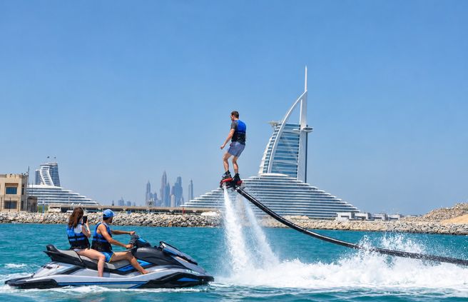 Dubai Flyboard 30-Minute Experience with Instructor & Photos/Videos