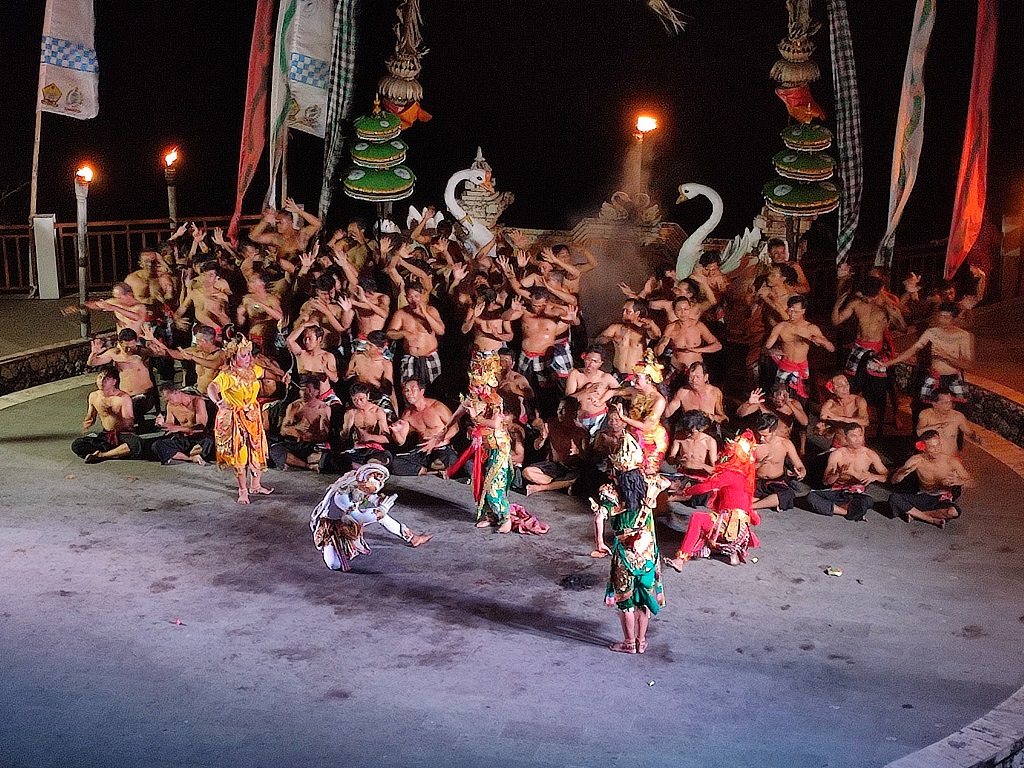Bali Melasti Beach Sunset Kecak Dance Show Ticket