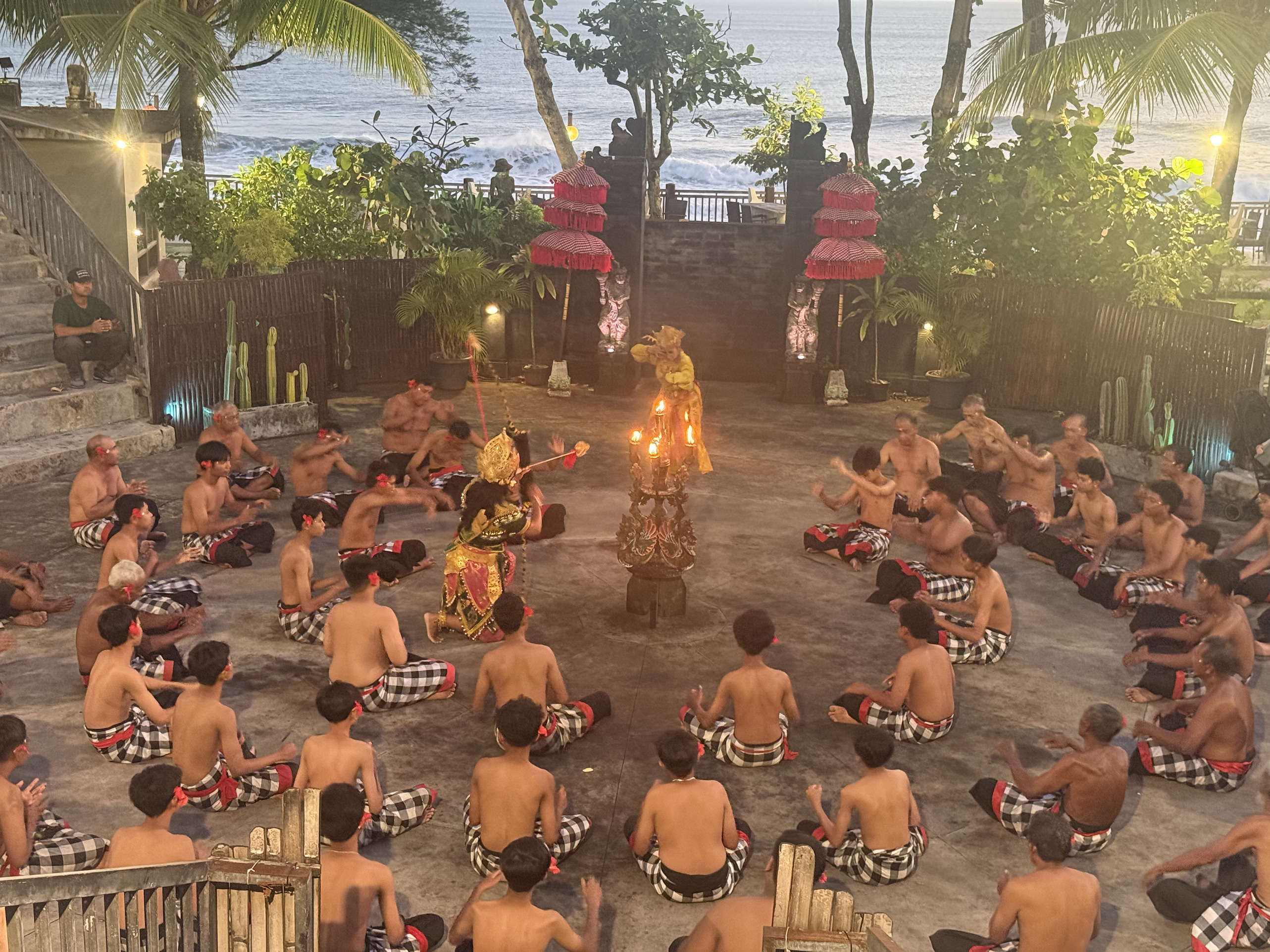 Bali Tanah Lot Sunset Kecak Dance & Taman Ayun Temple Tour with Hotel Pickup