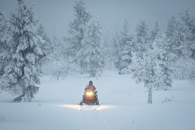 Saariselkä Full-Day Snowmobile Safari