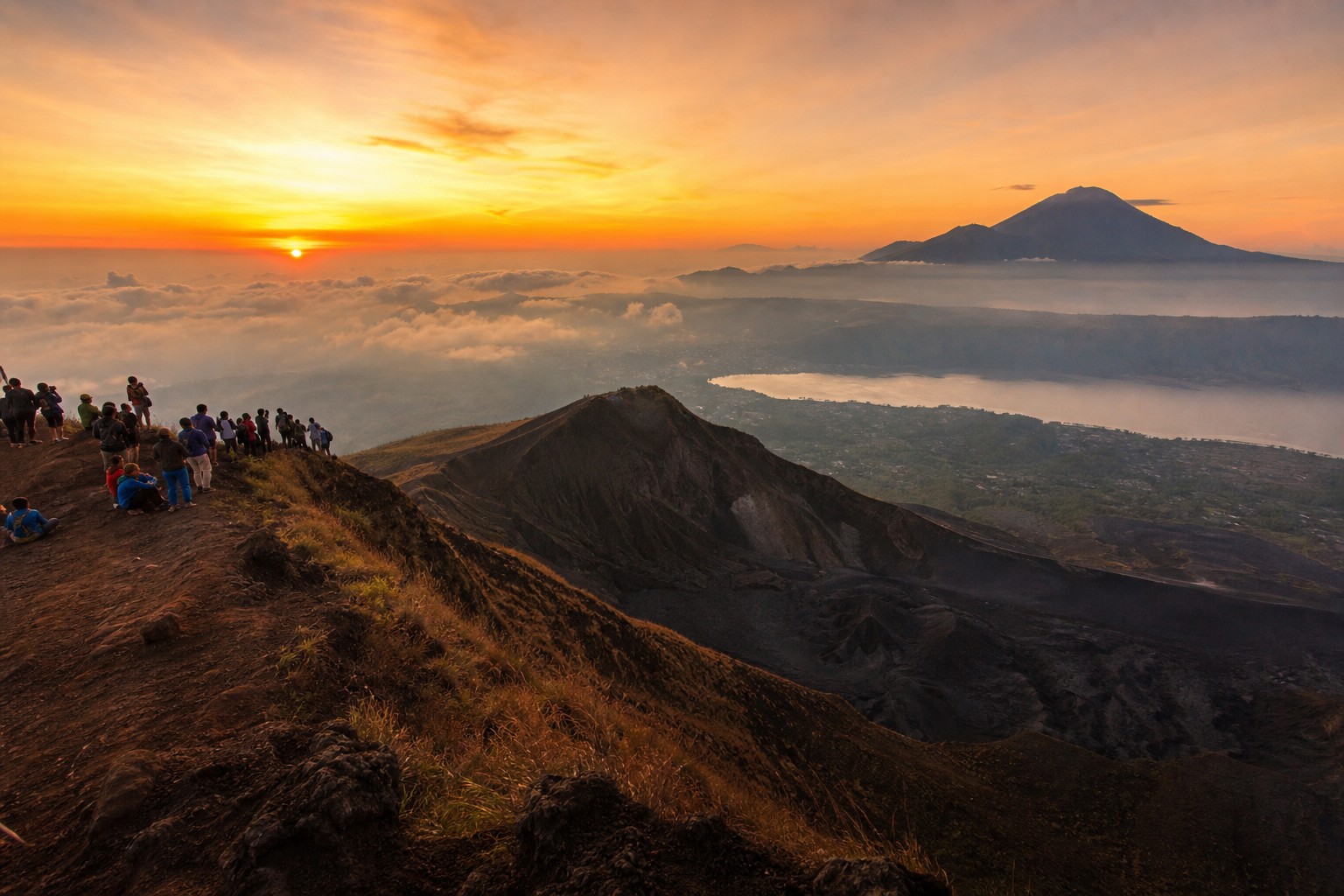 Bali Mount Batur Sunrise Trek & Bali Swing Tour