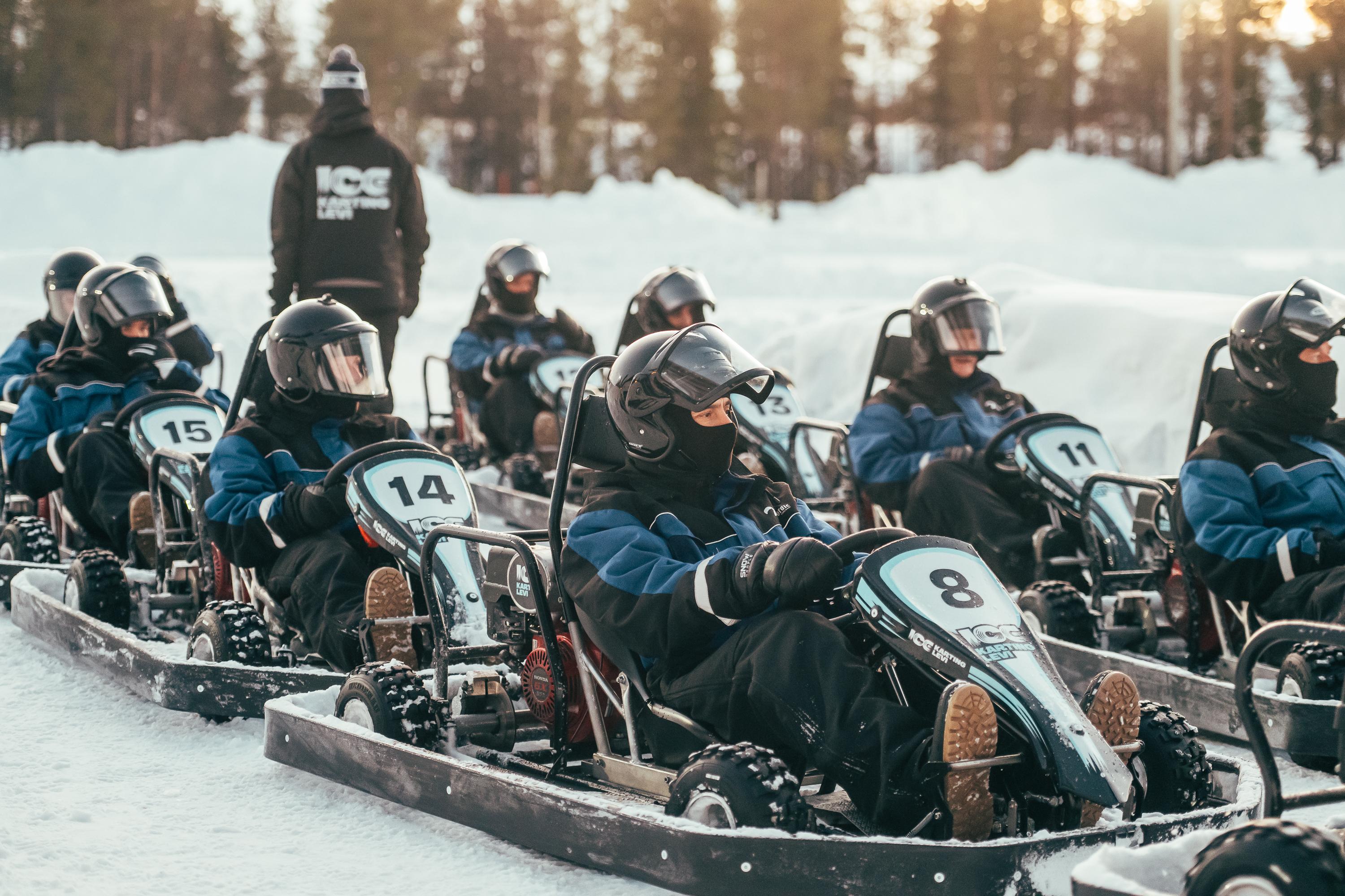 Levi Ice Karting Experience