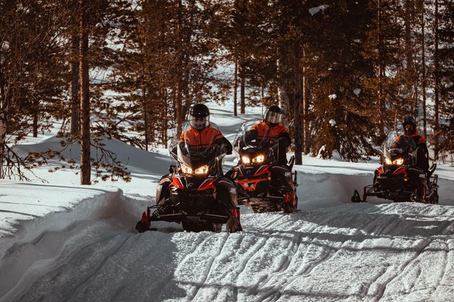 Saariselkä 1-Hour Snowmobile Safari Tour