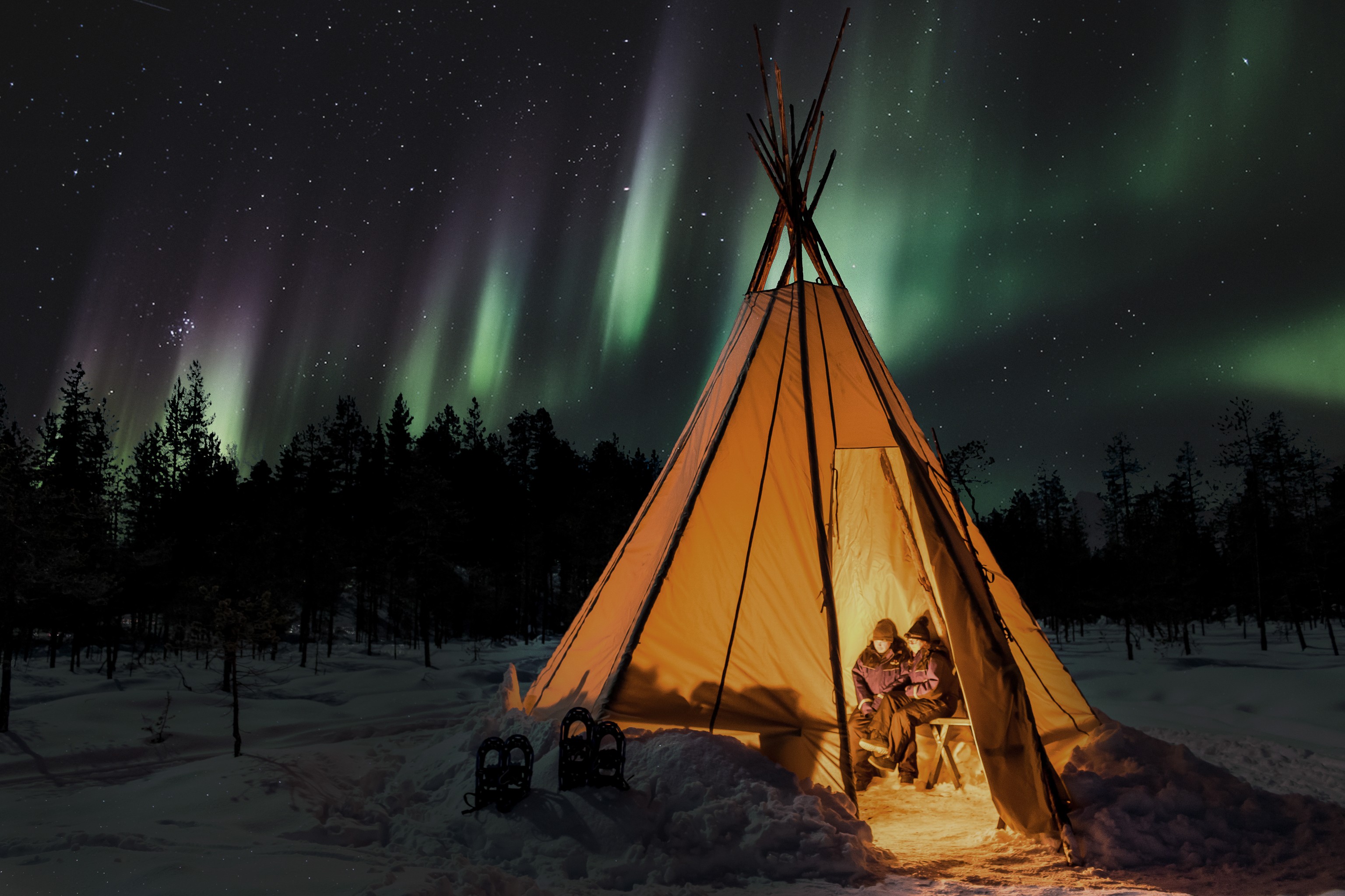 Levi Northern Lights Campfire Tour