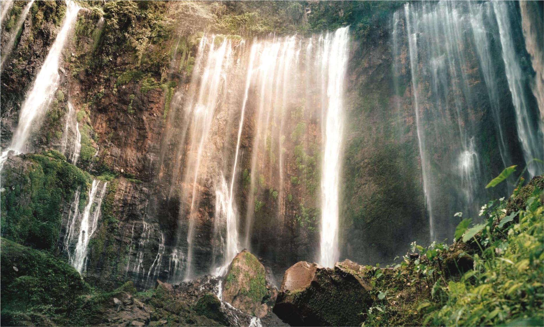 From Malang or Surabaya: Tumpak Sewu Waterfall Day Tour