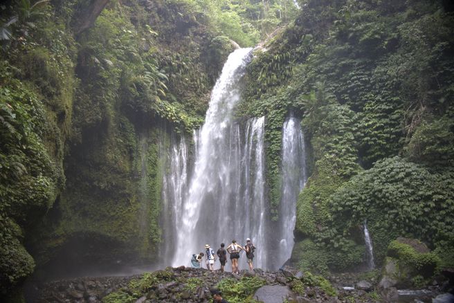 North Lombok Sasak Village & Tiu Kelep Waterfall Day Tour