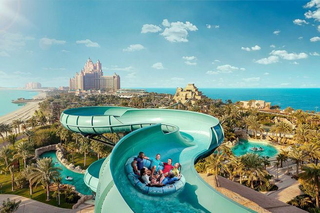 Dubai Atlantis Aquaventure Waterpark & Lost World Aquarium Ticket