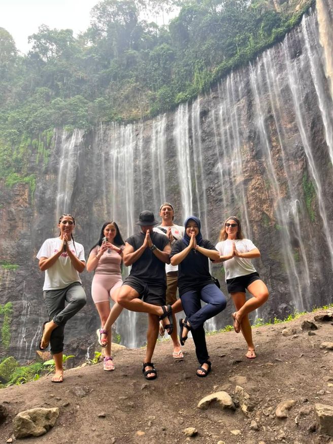 From Bali: Tumpak Sewu Waterfall, Mount Bromo & Ijen Crater 3-Day 2-Night Tour