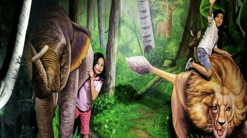 Dubai Garden Glow Entry Ticket - Adult (Dinosaur Park & Fantasy Park)