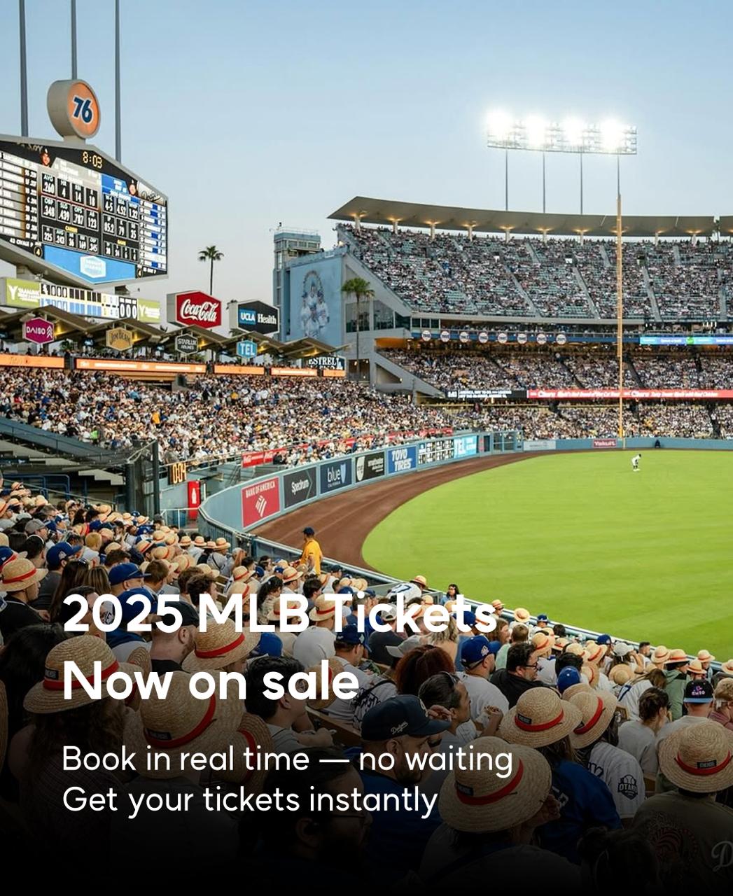 2025 MLB Tickets Now On Sale!