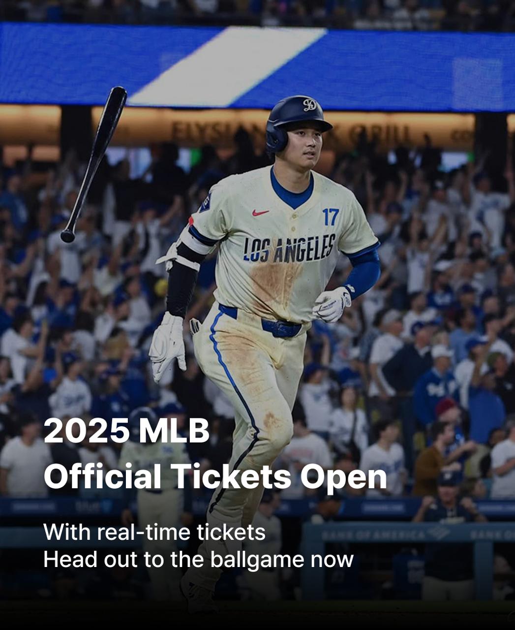 2025 MLB Tickets Now On Sale!