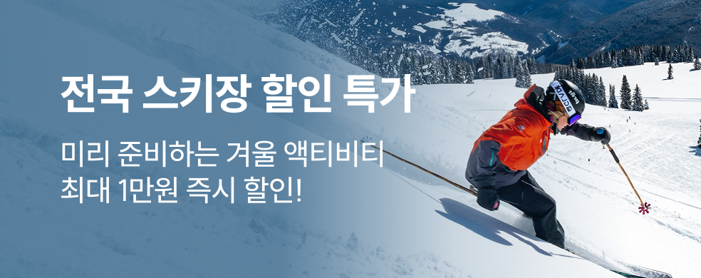 전국 스키장 프로모션_띠배너