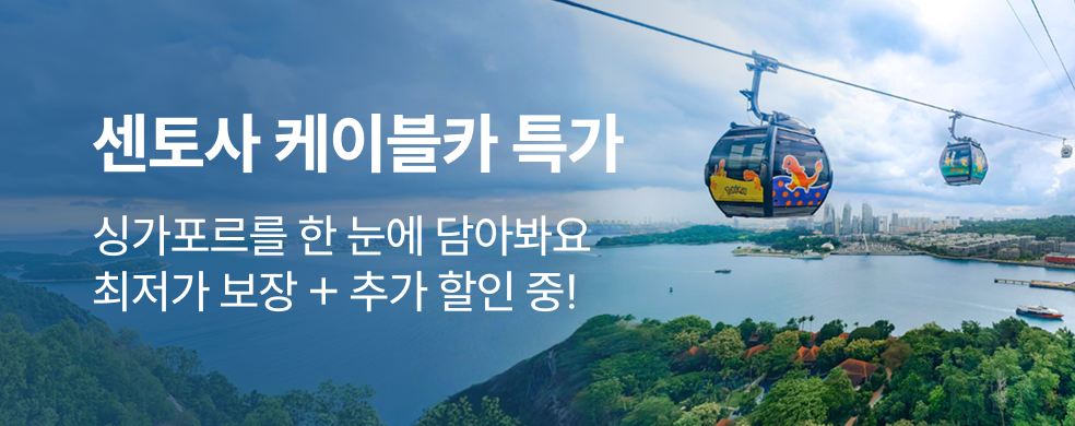 싱가포르 케이블카 특가