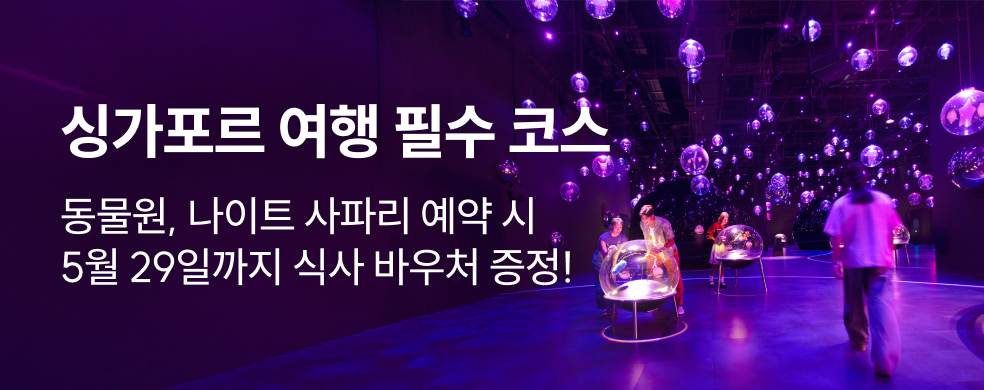 싱가포르 여행 필수템 만다이 무료 쿠폰 증정