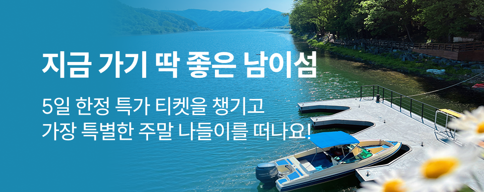 남이섬 특가 티켓