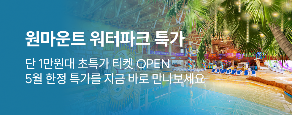 원마운트 워터파크 1만원 특가