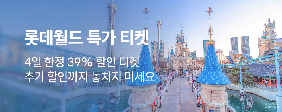 롯데월드 특가 티켓