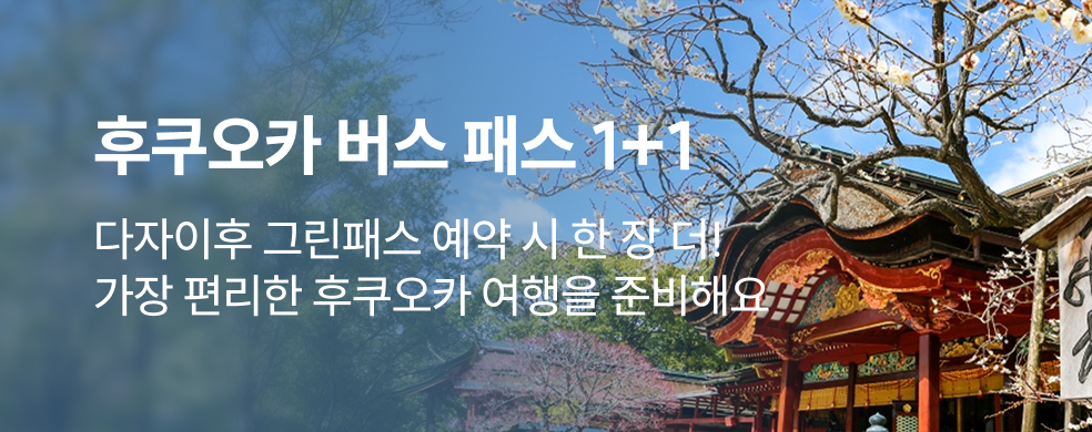 후쿠오카 그린패스 1+1