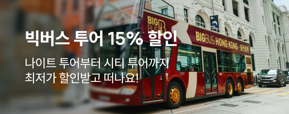 홍콩빅버스 선착순 할인